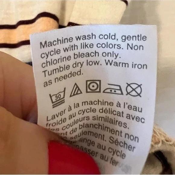 Madewell Whisper Cotton Ringer Tee in Victor Stripe Small - Picture 6 of 8